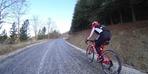 Eskişehirli 22 bisikletli şehitleri anmak için 85 kilometre yol kat ettiler